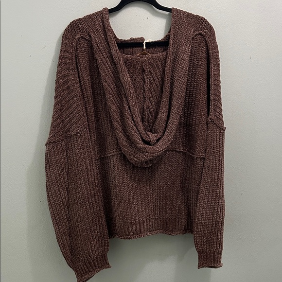 POL Chocolate Knit Crew Neck Sweater - Picture 3 of 7